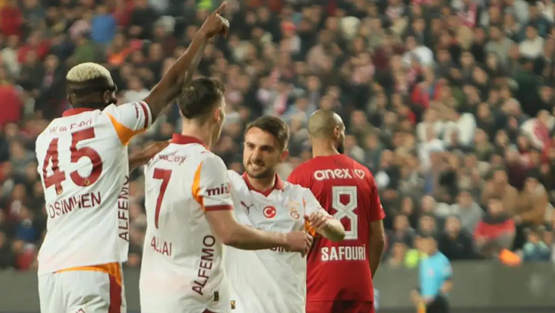 Galatasaray’dan Antalya’da Net Galibiyet: 4-1