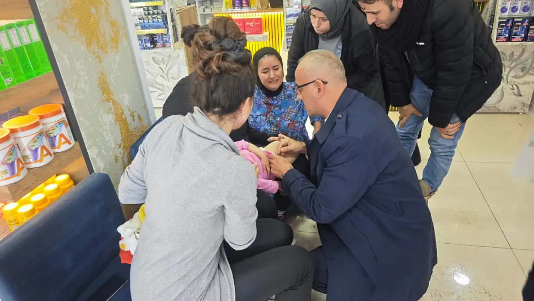 Havale Geçiren Bebeğe İlk Müdahale Belediye Başkanından