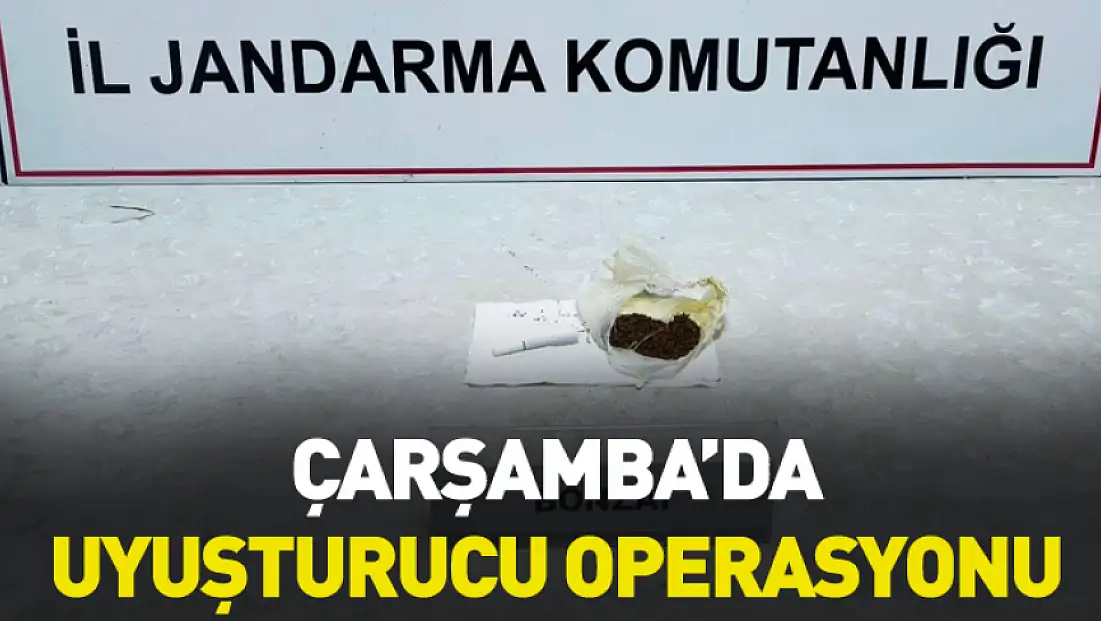 Çarşamba'da Uyuşturucu Operasyonu