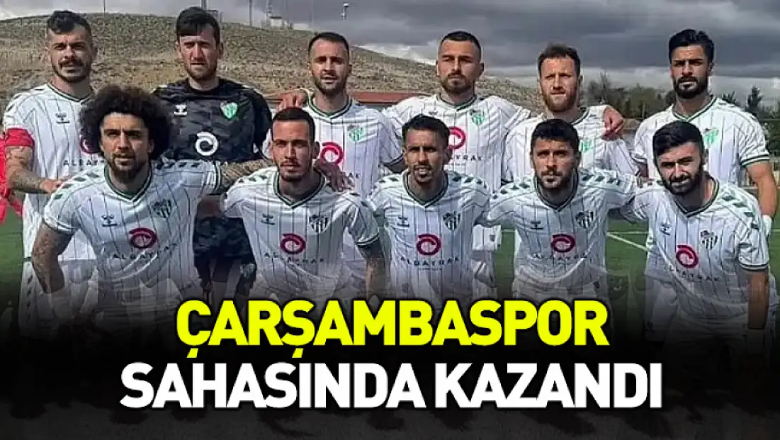 Çarşambaspor sahasında kazandı