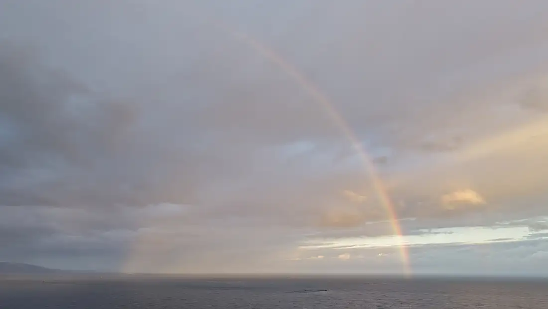 Samsun'da gökkuşağı oluştu