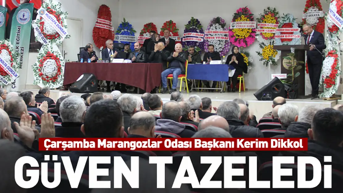 Başkan Dikkol güven tazeledi