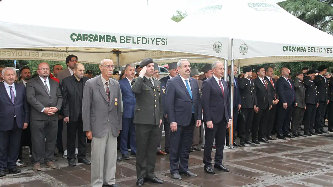 Çarşamba'da Gaziler anıldı