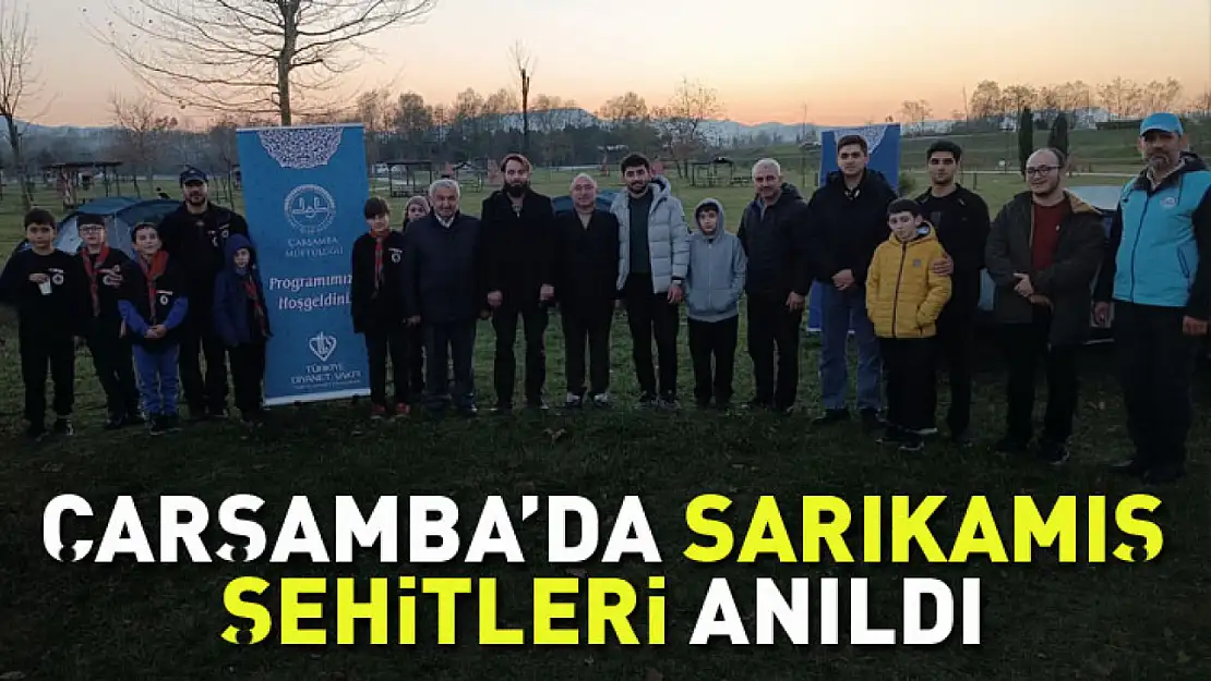 Çarşamba Müftülüğünden Sarıkamış Şehitlerini anma etkinliği