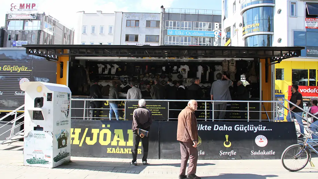 Jandarma Asayiş Vakfı'nın destek tırı Çarşamba'da