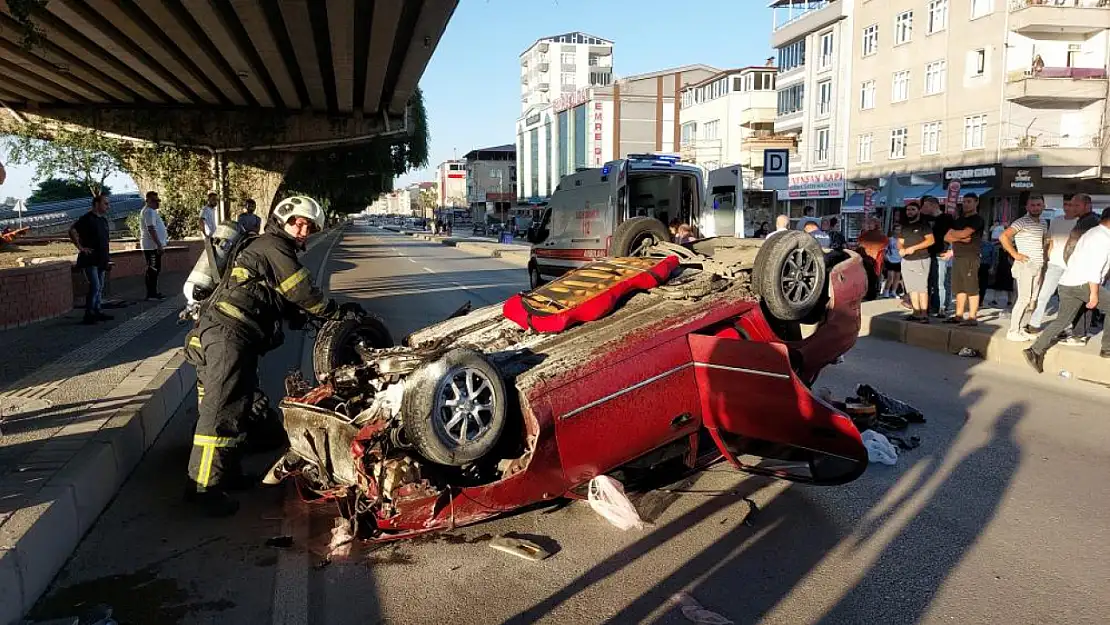 Kazada 4 kişi yaralandı