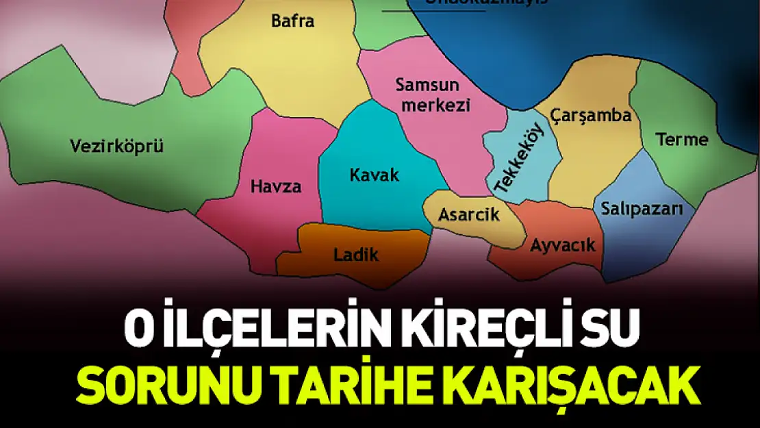 O ilçelerin kireçli su sorunu tarihe karışacak