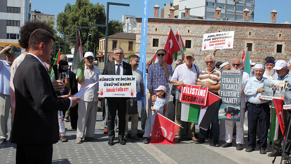 Saadet Partisi'nden Gazze İçin Tepki: 'Kürecik ve İncirlik Üsleri Kapatılsın'