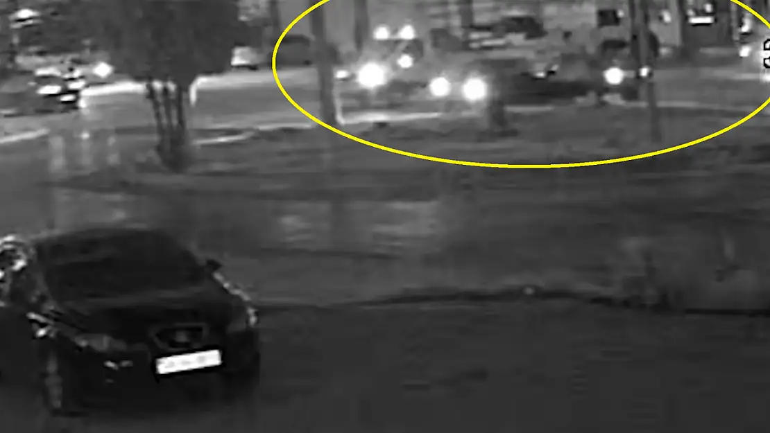 Samsun'da kaza anı güvenlik kamerasına yansıdı
