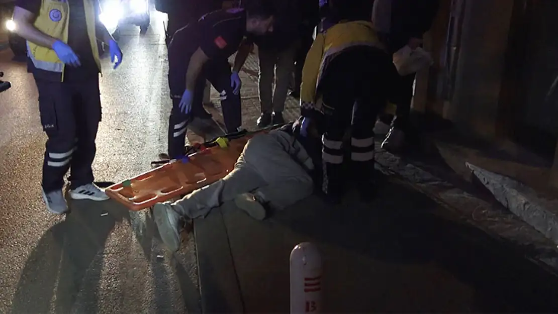 Samsun'da kediye çarpan motorcu hafif şekilde yaralandı