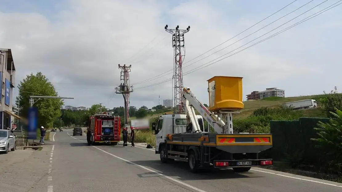 Samsun'da Trafo Sesleri Korkuttu!