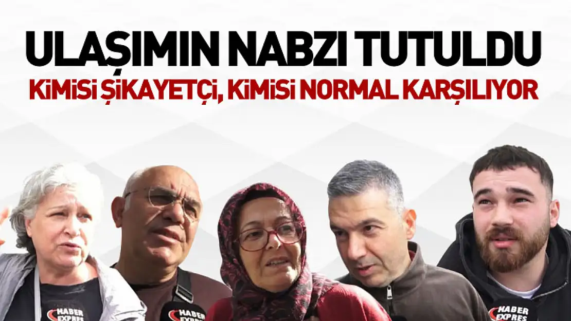 Samsun'da Ulaşımın Nabzı Tutuldu: Kimisi Şikayetçi, Kimisi Normal Karşılıyor