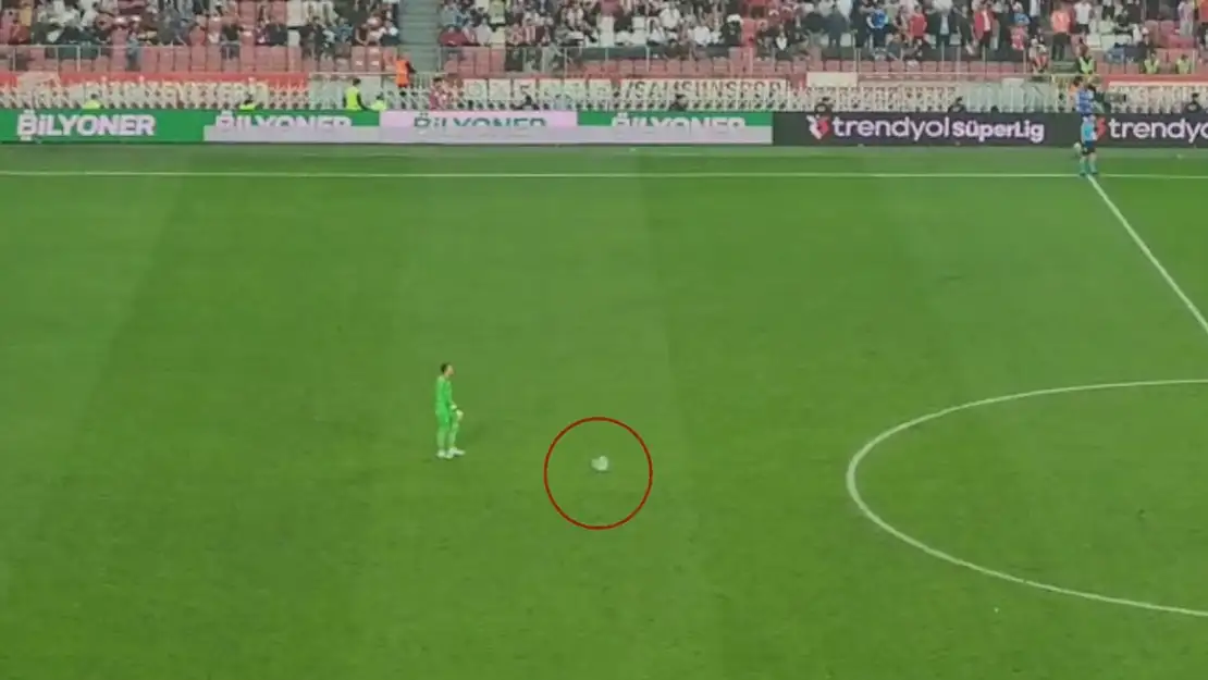 Samsunspor – Rizespor maçında beklenmedik detay