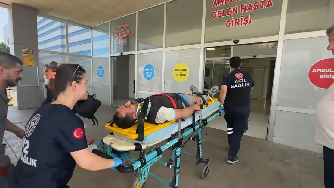 Şehir Hastanesi Şantiyesinde Kaza: Demir Parçası İşçiyi Yaraladı