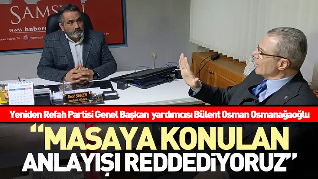 Yeniden Refah'tan Terörsüz Türkiye çıkışı 'Masaya konulan anlayışı reddediyoruz'