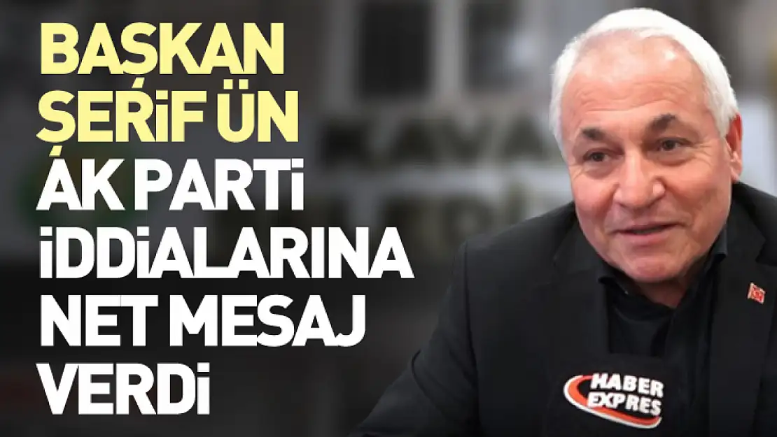 YRP'de yaprak dökümü yaşanırken  Başkan Şerif Ün Ak Parti İddialarına net mesaj verdi