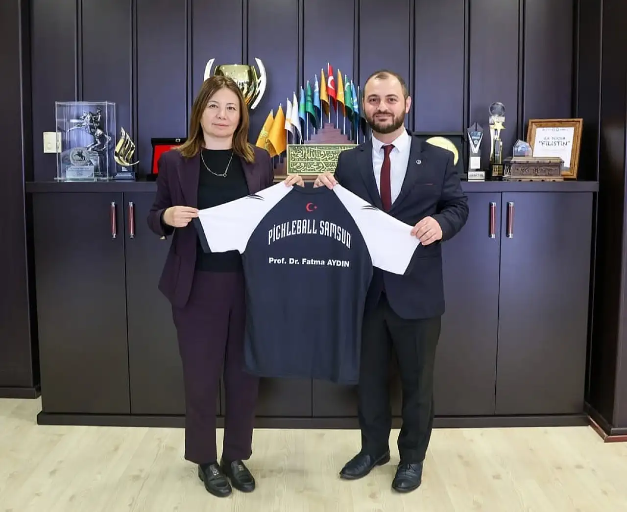 Samsun'da Pickleball Şampiyonası Öncesi Ziyaretler