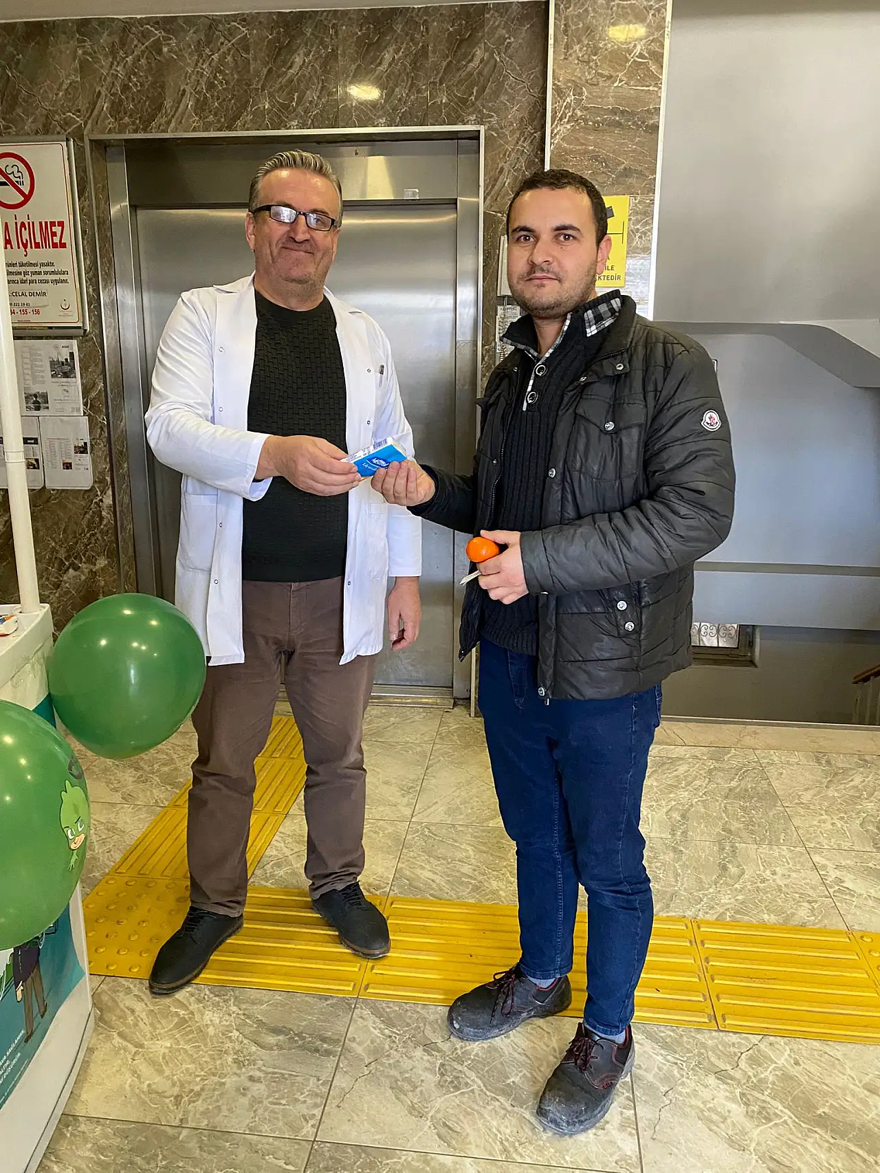 Çarşamba'da veremle mücadele için stant kuruldu