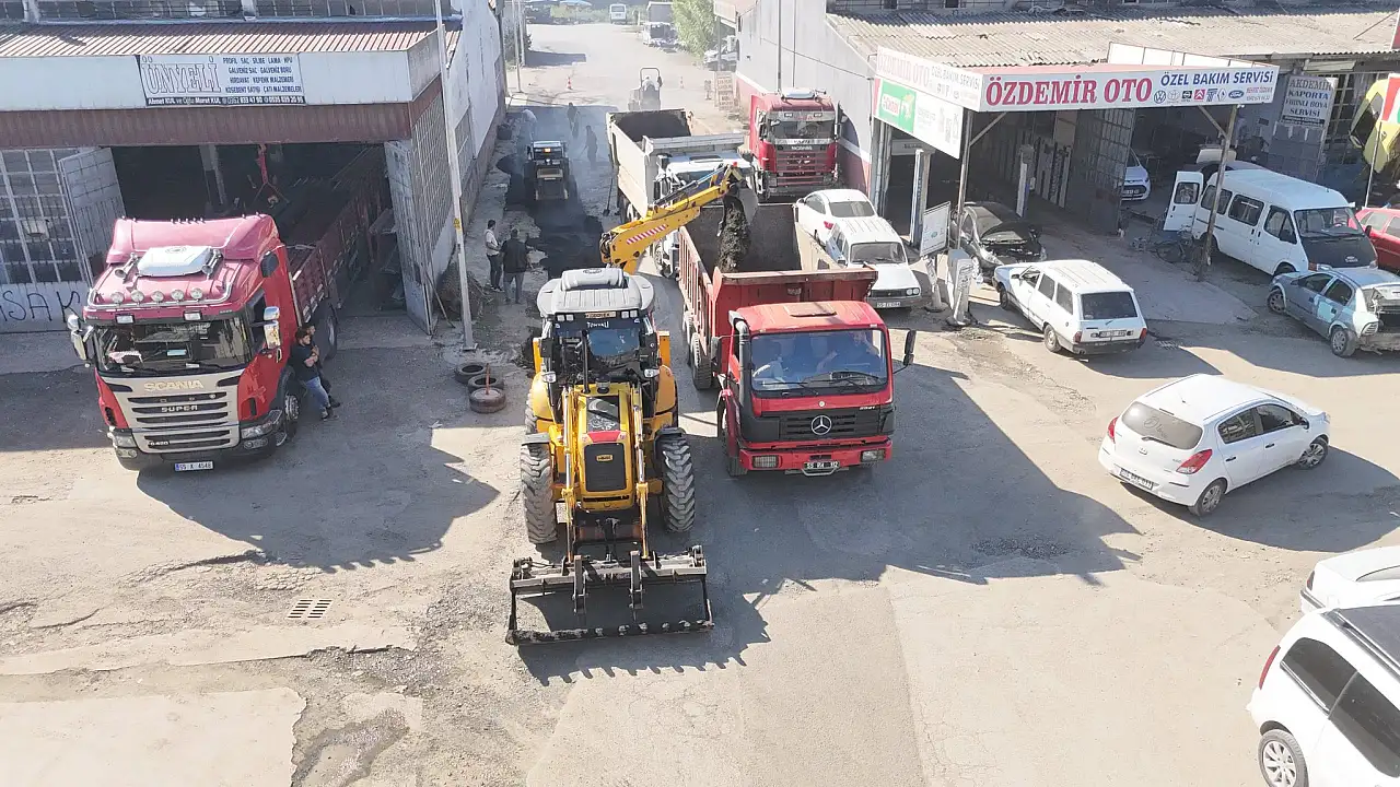 Başkan Dündar, Sanayi Sitesi'ndeki Çalışmaları Yerinde İnceledi