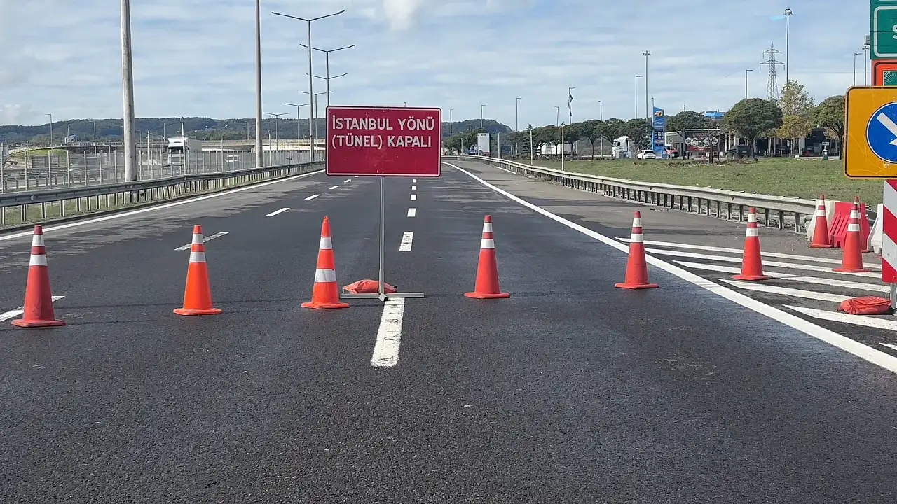 Bolu Dağı Tüneli İstanbul Yönü 5 saat trafiğe kapatılacak