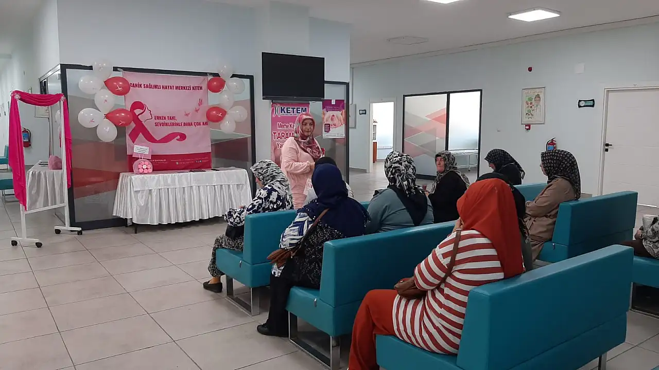 Canik'te meme kanseri farkındalığı