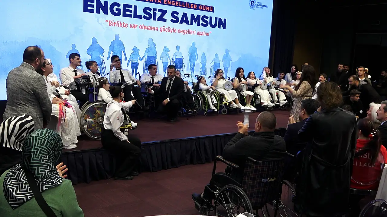 Samsun'da 'Engelsiz Samsun' etkinliğinde renkli görüntüler yaşandı