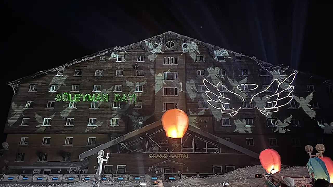 Kartalkaya'daki Grand Kartal Otel Yangınında Hayatını Kaybedenler Anıldı