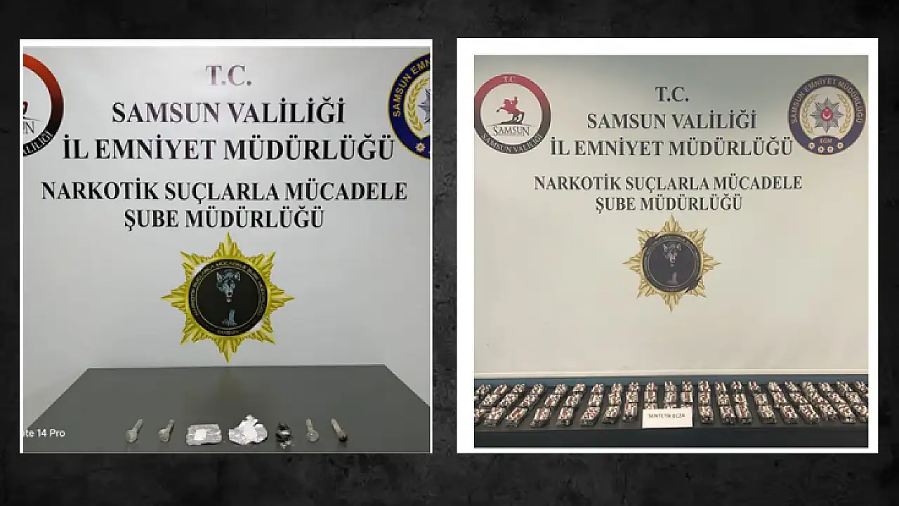 Samsun'da uyuşturucu operasyonu