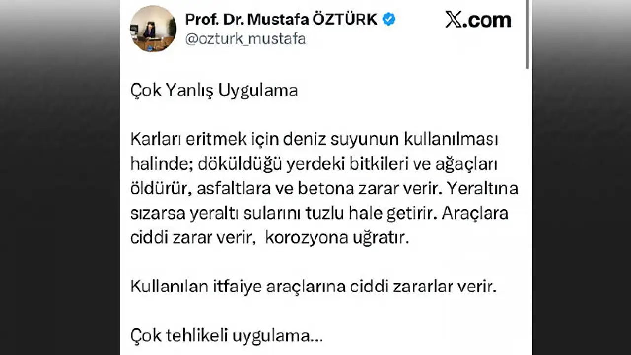 Karadeniz'de yaygınlaştı, Ege'ye sıçradı: Karla mücadelede deniz suyu tepkisi