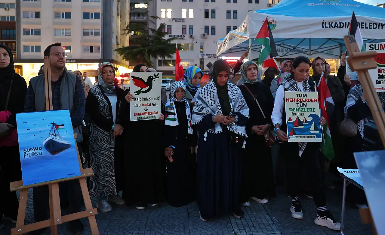 Samsun'dan Sumud Filosu'na Güçlü Destek