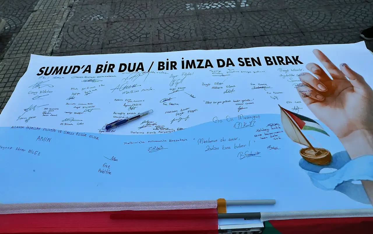 Samsun'dan Sumud Filosu'na Güçlü Destek