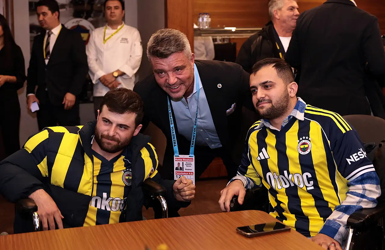 Fenerbahçe–Konyaspor maçında özel konuklar ağırlandı