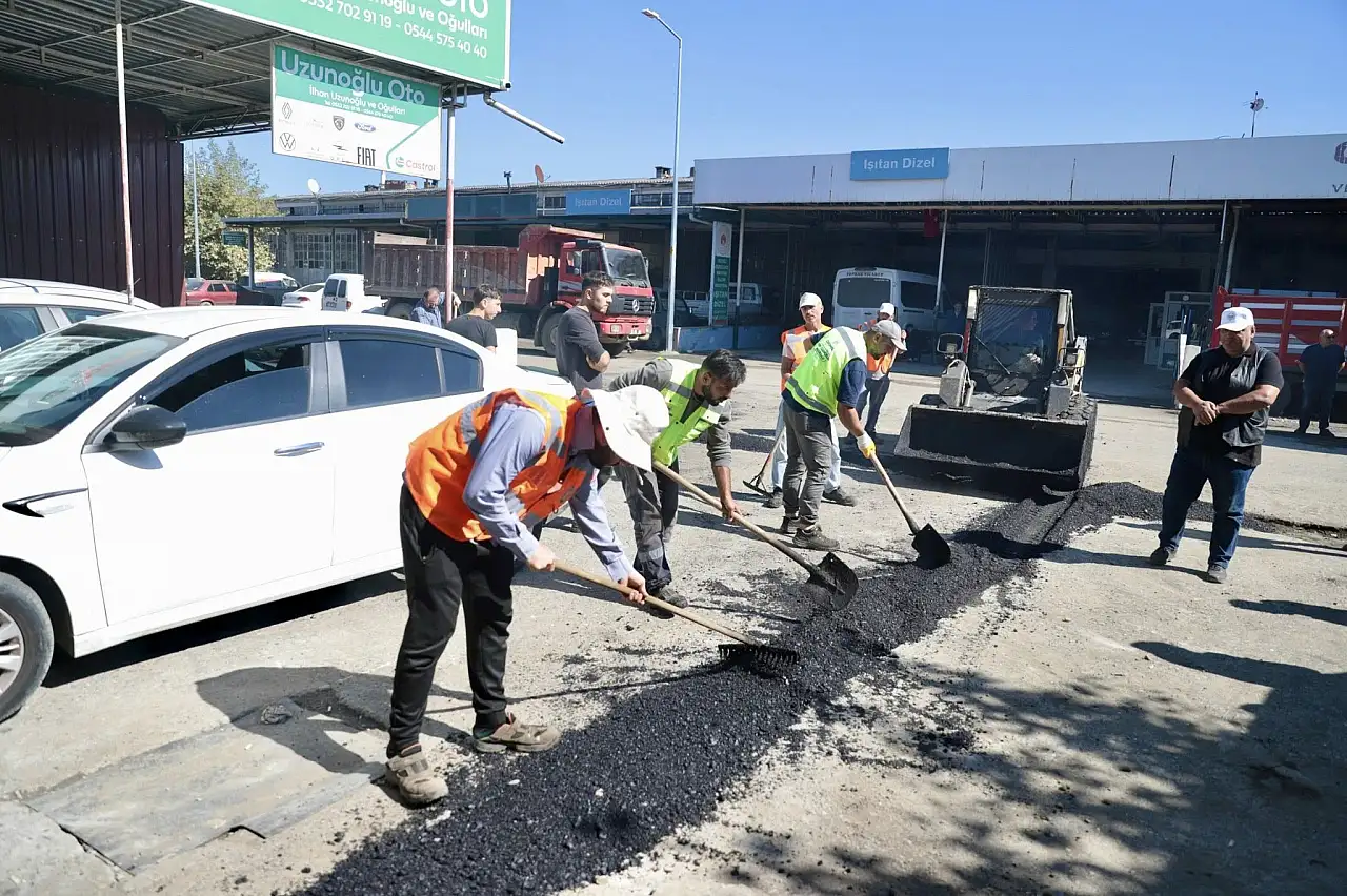 Başkan Dündar, Sanayi Sitesi'ndeki Çalışmaları Yerinde İnceledi