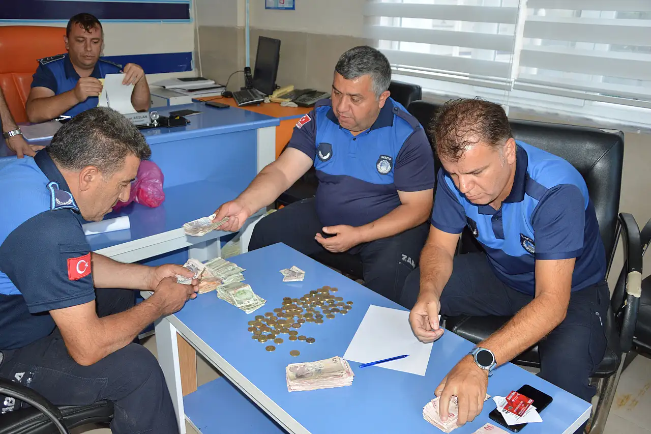 Samsun'da dilenci operasyonu : 5 bin 40 lira bulundu