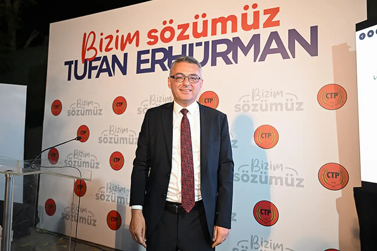 KKTC'de resmi olmayan sonuçlara göre Tufan Erhürman cumhurbaşkanı seçildi