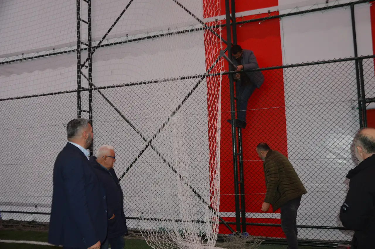 Havza Belediyespor'un Sahası Yenileniyor