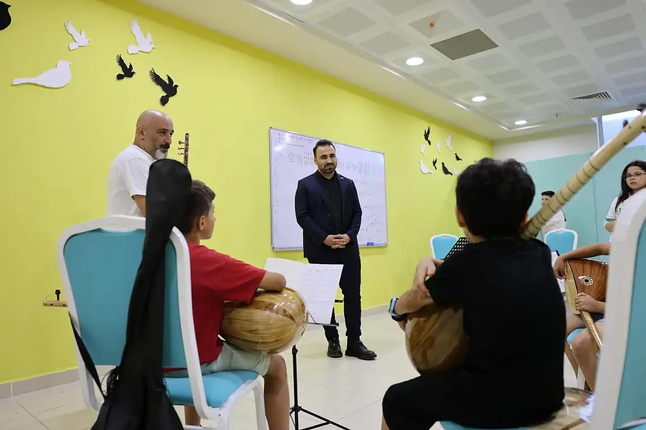 Vezirköprü'de Çocuklara Yönelik Bağlama Kursu Başladı