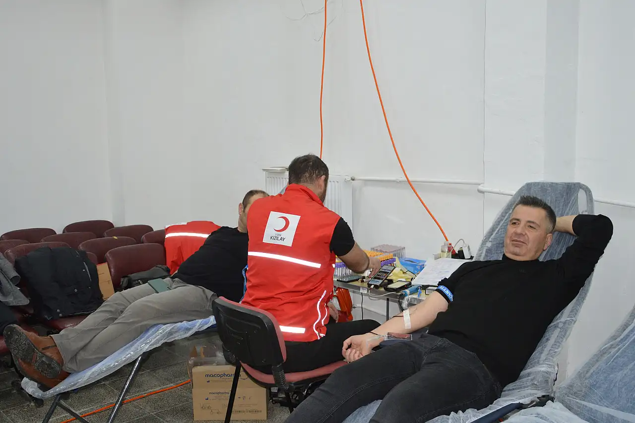 Havza'da 121 ünite kan toplandı