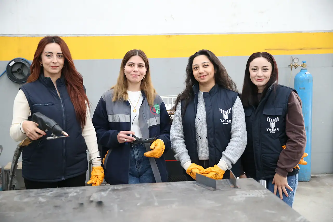 Terme'de 6 Kadın Kaynak Operatörü Sertifika Aldı