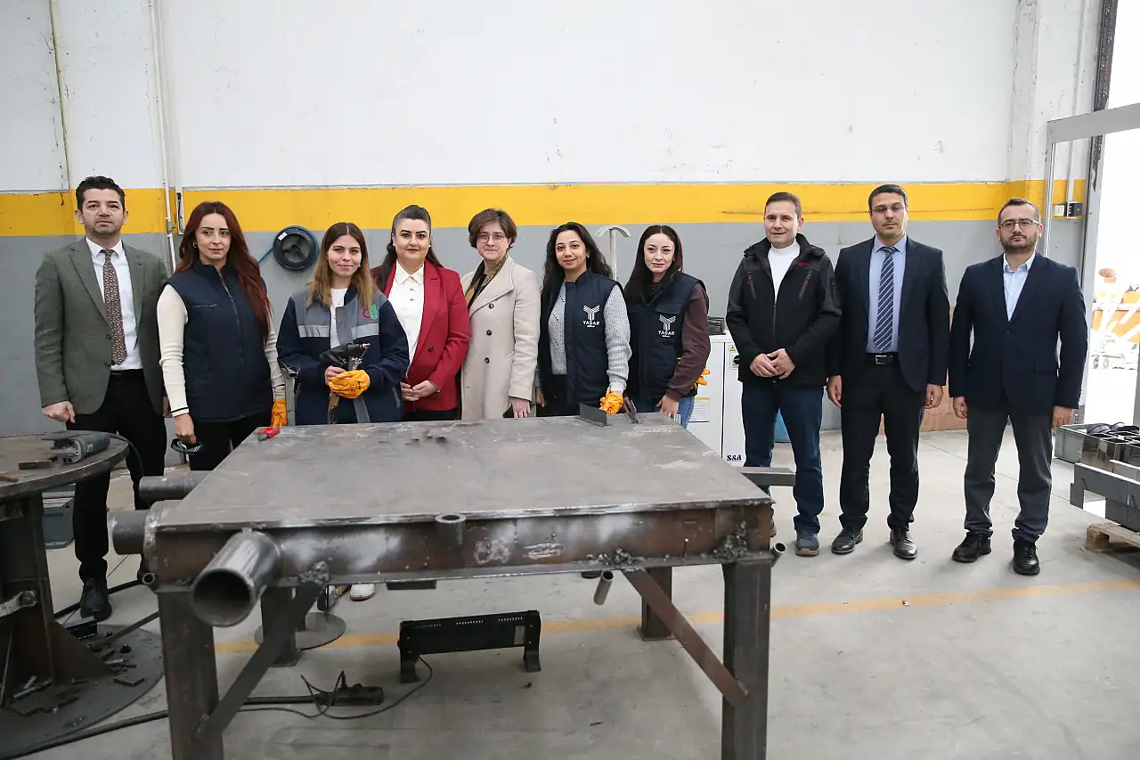 Terme'de 6 Kadın Kaynak Operatörü Sertifika Aldı