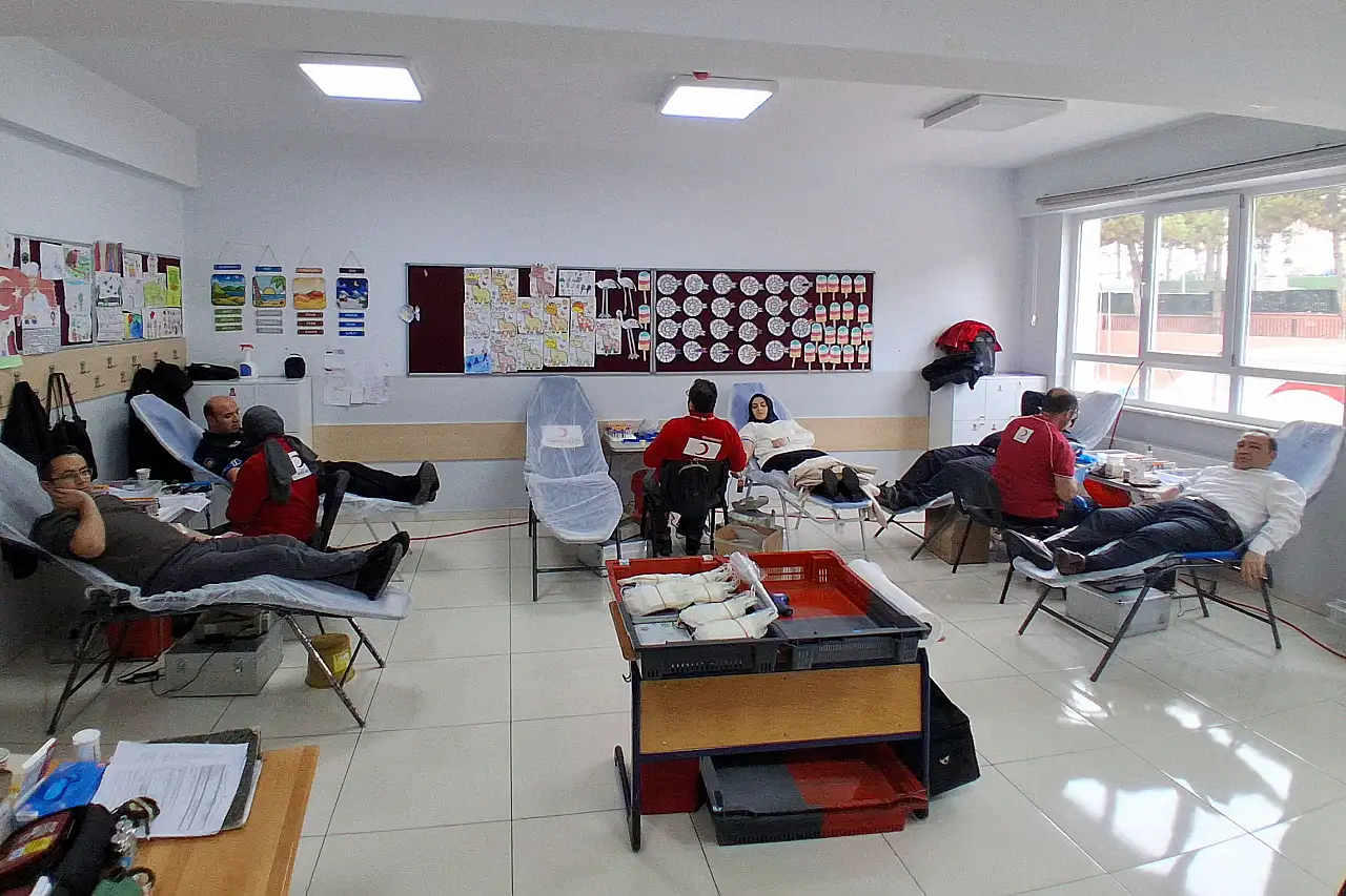 Havza'da 5 Okuldan Kan Bağışına Büyük Destek