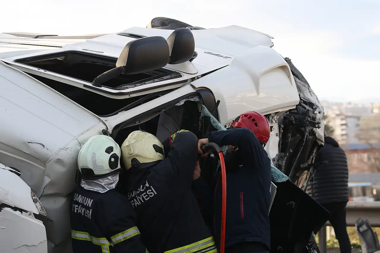 Samsun'daki trafik kazasında 1 kişi öldü, 3 kişi yaralandı