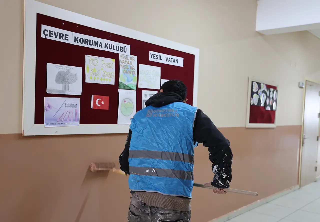 Yükümlüler sömestirde okulu eğitime hazırladı