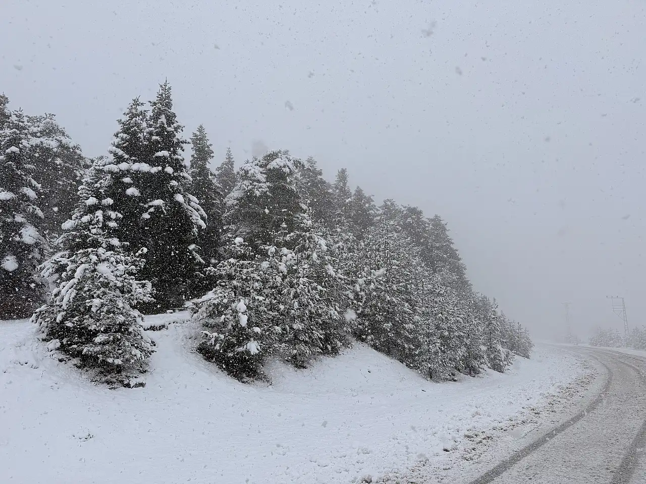 Samsun'un Zirveleri Karla Kaplandı