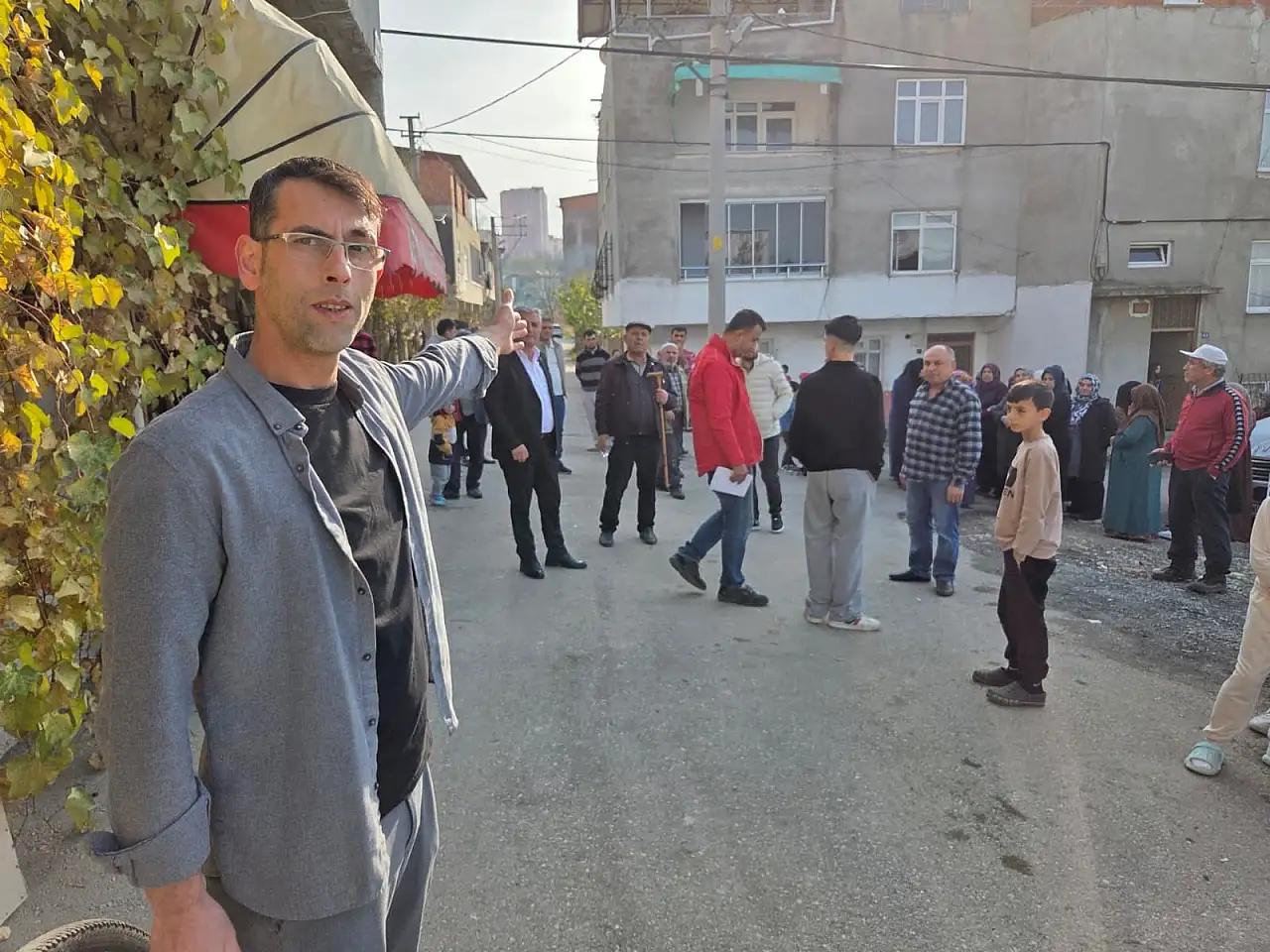 Samsun'da mahallenin doğalgaz isyanı