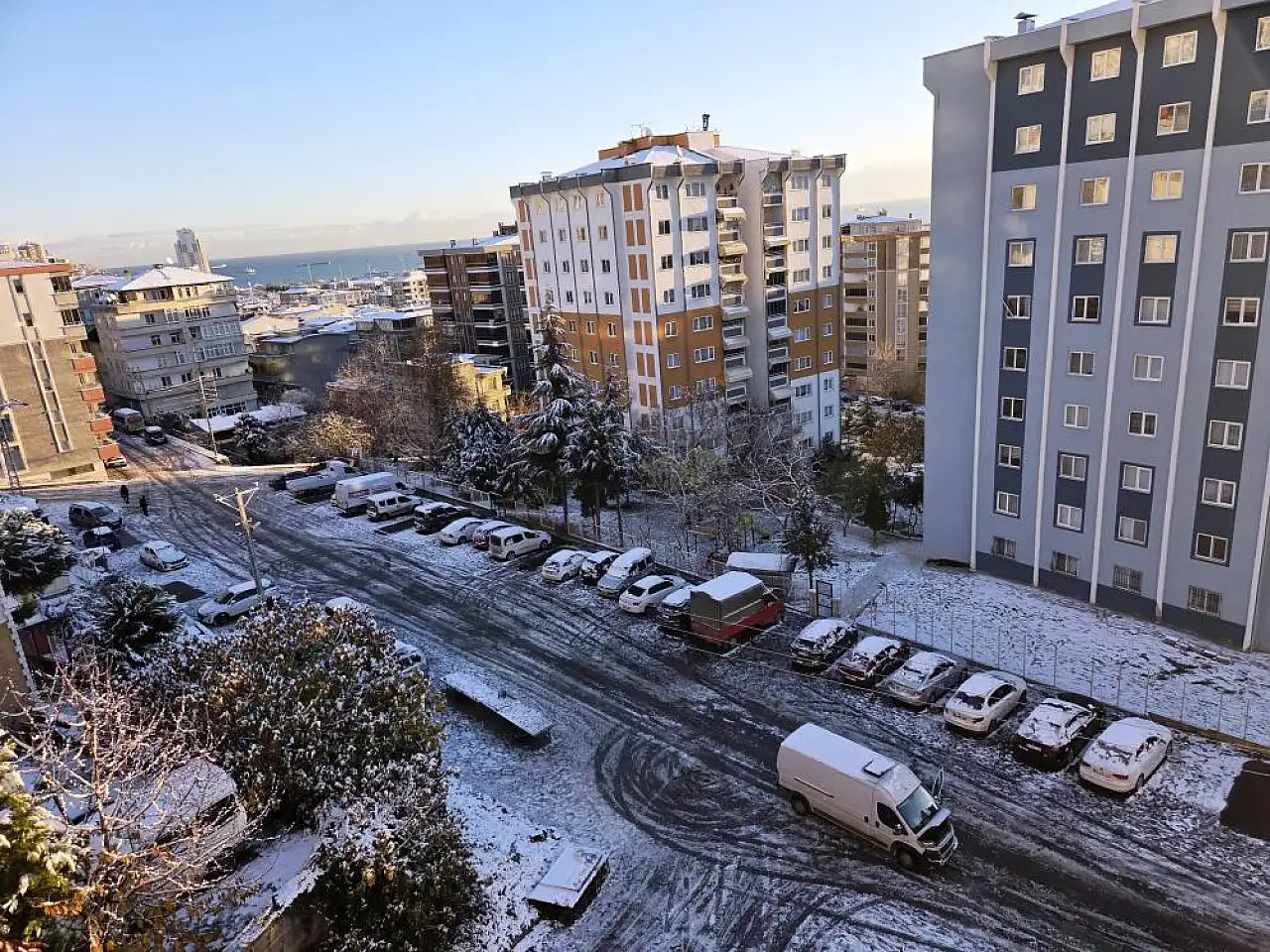 Samsun'da Karın Ardından Buzlanma Alarmı