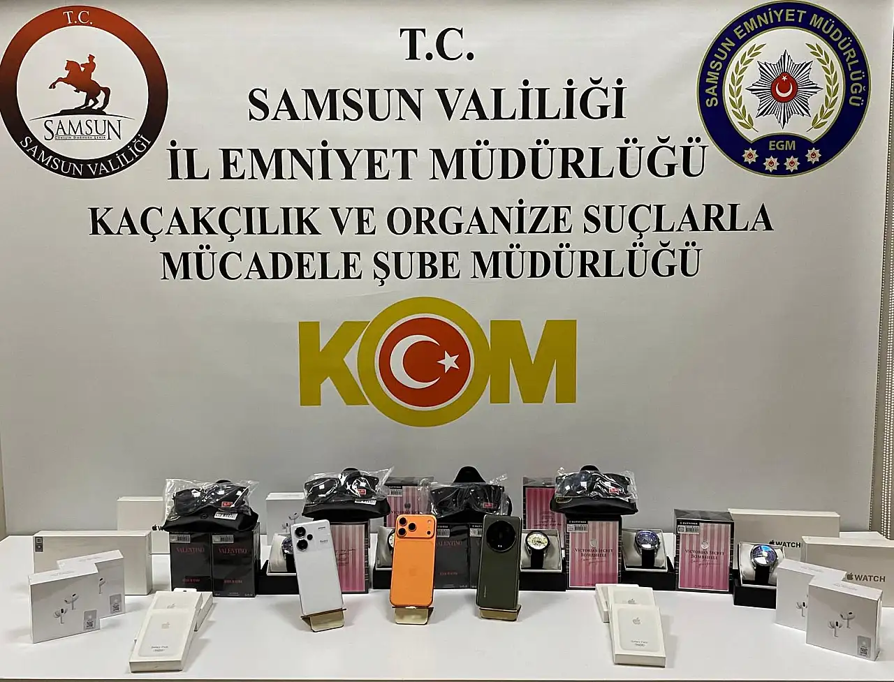 İlkadım'da Kaçakçılık Baskını