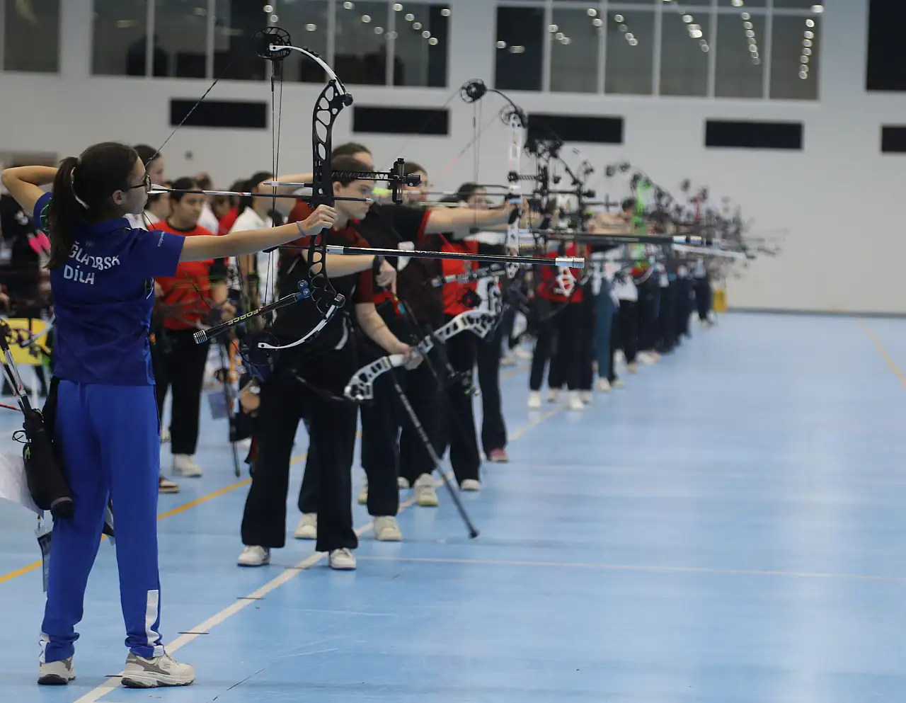 Samsun'da okçuluk salon kış kupası tamamlandı