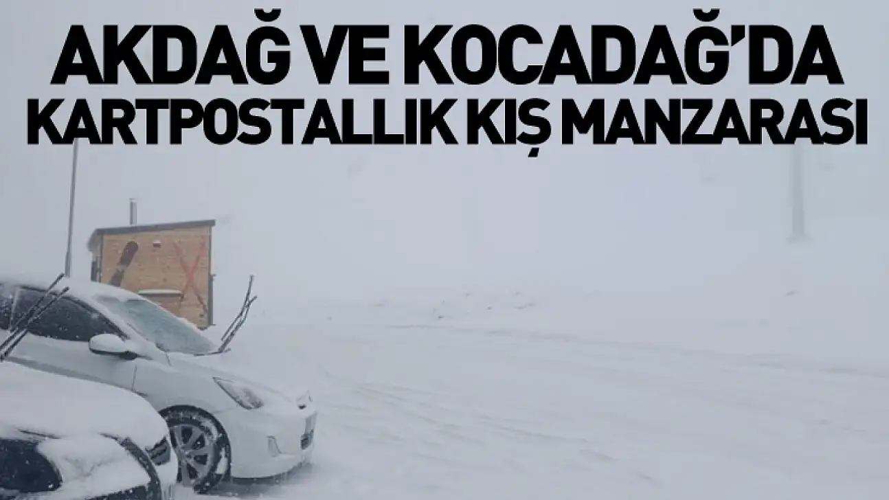Akdağ ve Kocadağ'da Kartpostallık Kış Manzarası