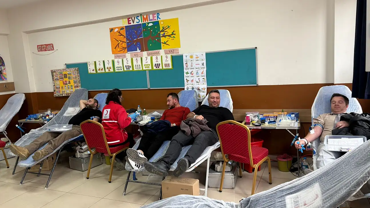 Vezirköprü'de 99 ünite kan toplandı